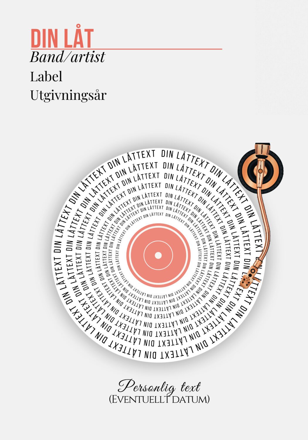 Vintage Vibes musikplatta